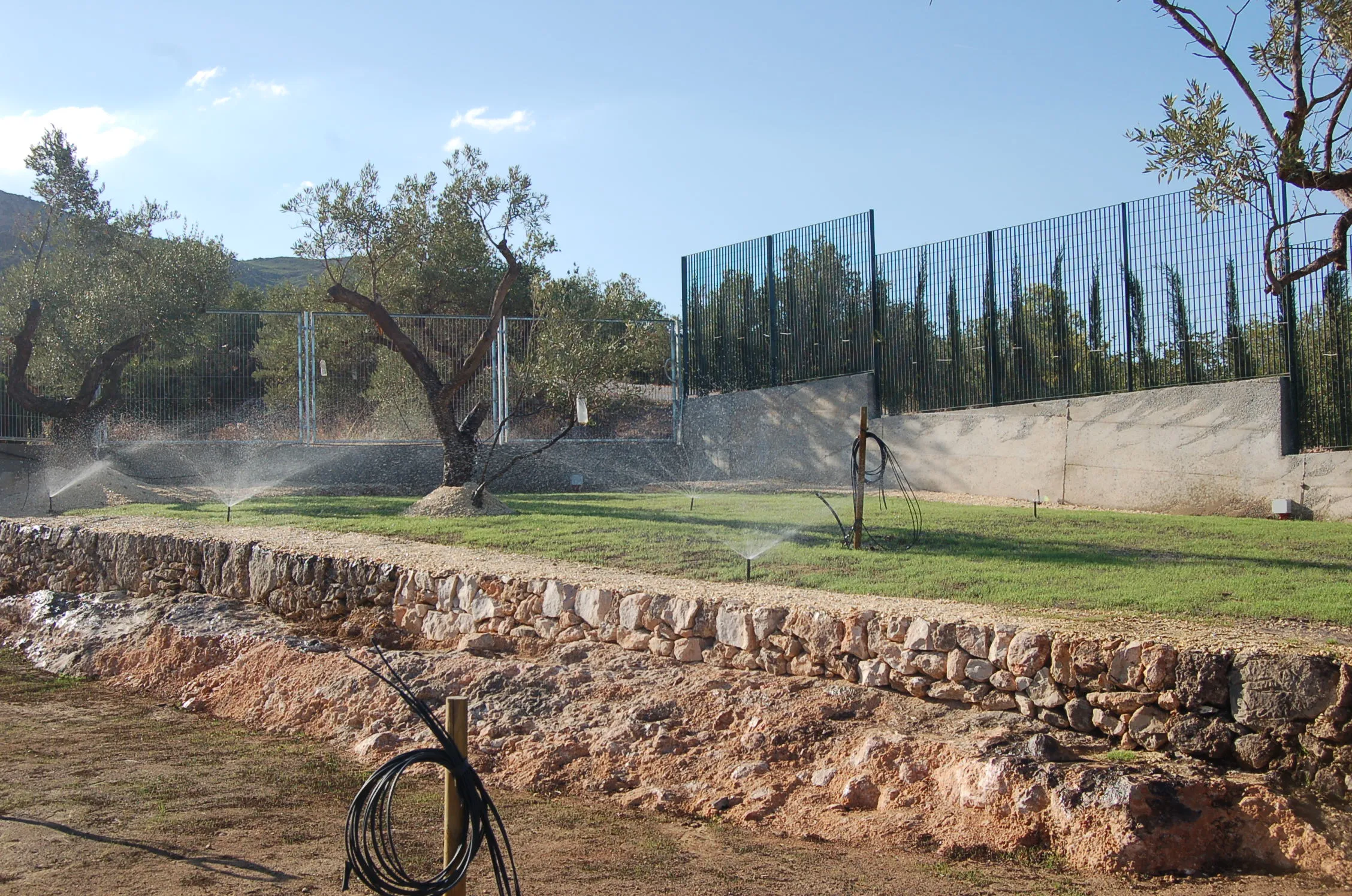 Instalación y automatización de riego para el jardín