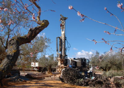 Perforació de pou per a finca d’oliveres